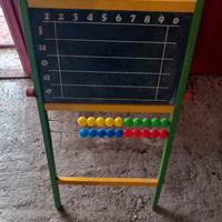 lavagna abaco bambini scuola numerica vintage 