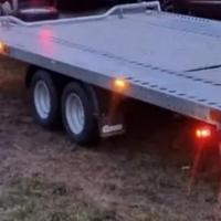  rimorchio doppio asse carico 25q  t