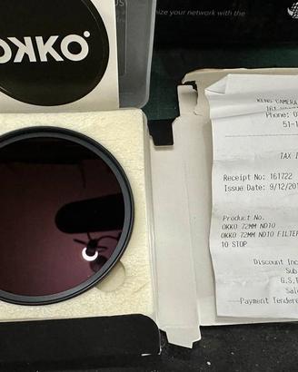 Okko Pro Magnetic Neutral Density 10 ND10 72 NIKON