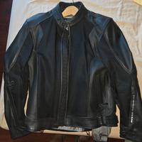 giacca moto REVIT pelle/tessuto 