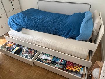 Letto con secondo letto estraibile