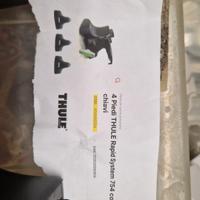Thule 754 - 4 piedi barre portatutto