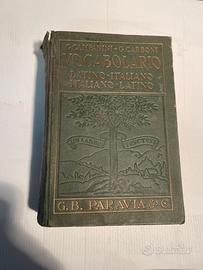 Vocabolario Latino Italiano anni ’50