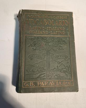 Vocabolario Latino Italiano anni ’50