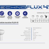 Wc con trituratore Techno flux 45