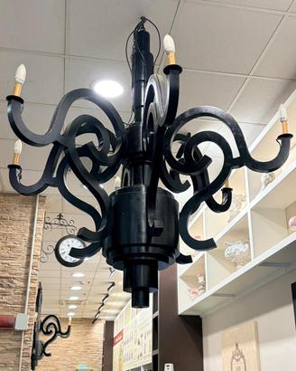 Lampadario Design legno