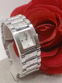orologio quarzoTissot acciaio L840K vetro zaffiro 