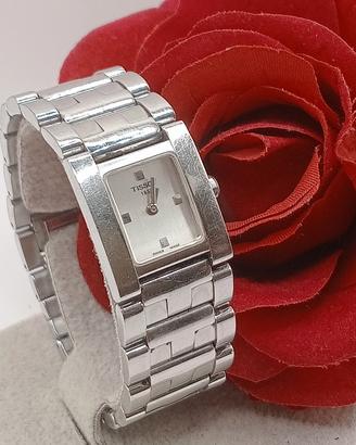 orologio quarzoTissot acciaio L840K vetro zaffiro 