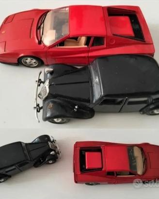 2 modellini auto anni 90 bburago 