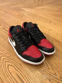 Nike Air Jordan 1 Low "Bred Toe" - Taglia 44