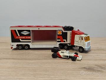 Camion Trasporto F1 +Formula 1 Majorette Vintage