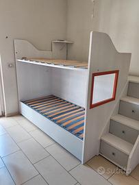 Cameretta Moretti Compact con letto a castello