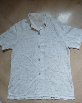 Camicia bianca trasparente 
