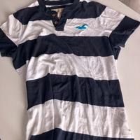 Polo a righe Hollister taglia XL