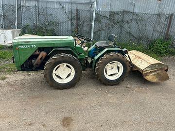 Trattore Frutteto Ferrari 75 con fresa