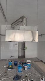 Cappa in acciaio inox misure 280x120