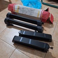 set di 4 barre portasci