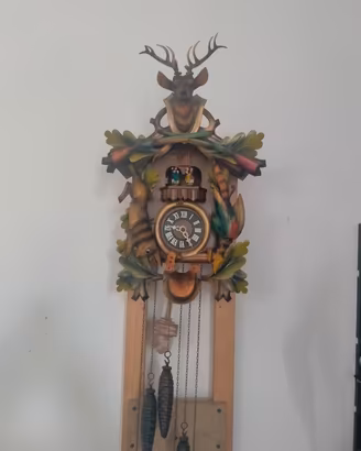 orologio a cucù con musica 