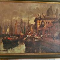 Dipinto in olio su tela - Giuseppe VIGANÒ -1910