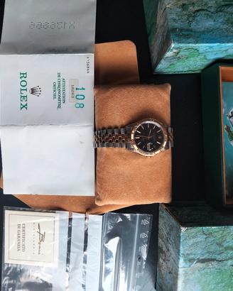 Rolex turn o Graf acciaio oro 