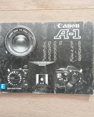 Manuale di Istruzioni Canon A-1