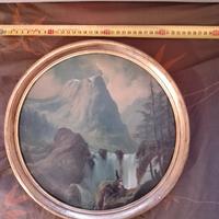 DIPINTO SU CARTONCINO FINE '800