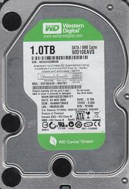 Western Digital WD10EAVS Hard Disk interno 1 TB
