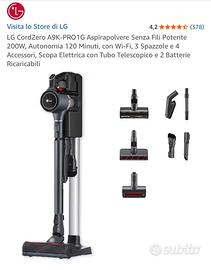Aspirapolvere LG senza filo