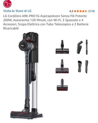 Aspirapolvere LG senza filo