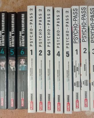 Manga Psycho Pass 17 volumi completa