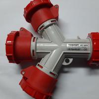 Moltiplicatore 3 uscite 3P+T 16A 380V