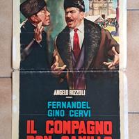 Locandina originale film “Il compagno Don Camillo”