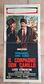 Locandina originale film “Il compagno Don Camillo”