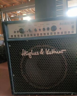 Combo per basso HUGHES KETTNER 250W+CASSA LANEY 4C