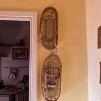 4 CIASPOLE IN LEGNO DA ARREDAMENTO ORIGINALI