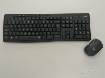 Tastiera e mouse wireless