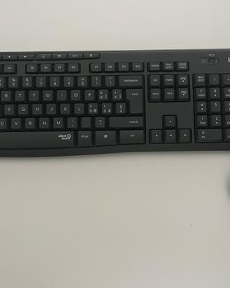 Tastiera e mouse wireless