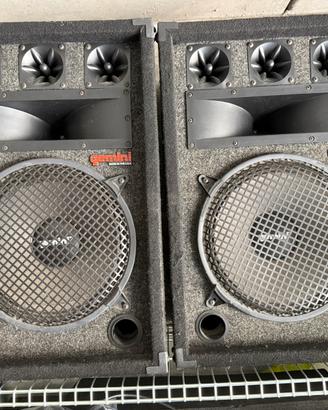 Coppia casse passive Gemini e amplificatore Lem