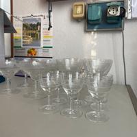 servizio bicchieri 6x3 in vetro per vino e acqua