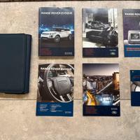 Evoque libretto uso e manutenzione