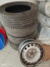 Pneumatici+cerchi in ferro per Fiat 500L