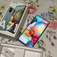 Samsung A71 con scatola ed istruzioni