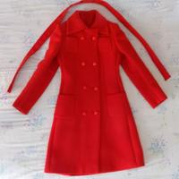Cappotto Rosso Donna Vintage fine Anni '60