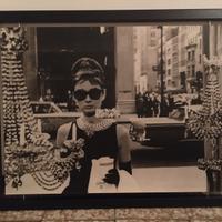 Quadro Audrey Hepburn" Colazione da Tiffany"