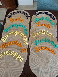 Tovagliette personalizzate