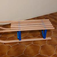 slitta pieghevole in legno