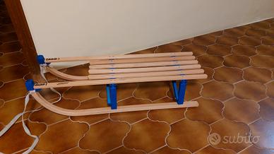 slitta pieghevole in legno