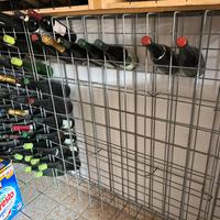 Reti porta bottiglie in ferro zincato