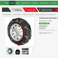 Catene neve CORA Maxi Grip 15 mm