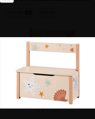 Cassapanca Livarno per bambini 